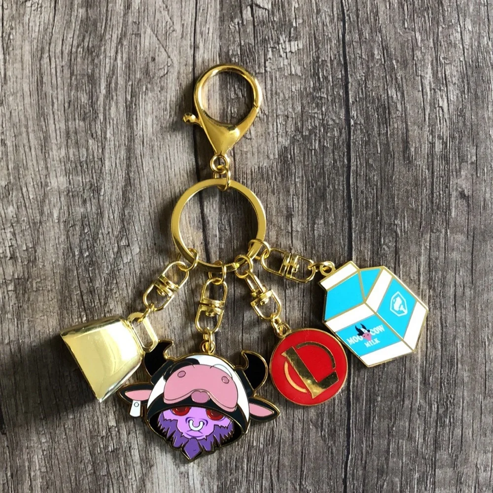 Riot Games x League of Legends Moo Cow Alistar Keychain